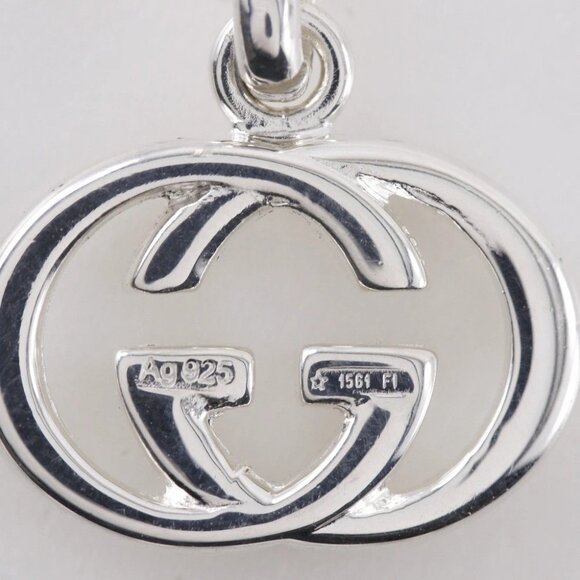 GUCCI Interlocking G Piercing Silver925 7.0g Women - Picture 6 of 6